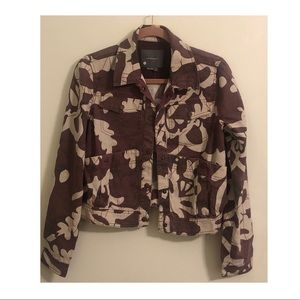 Anthropologie light weight bomber style jacket